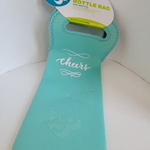 BYO Neoprene Wine/Water 1L Bottle Tote,